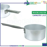 Casseruola In Alluminio 3-4 mm Con Manico In Acciaio Inox Pentalux|16,00 €