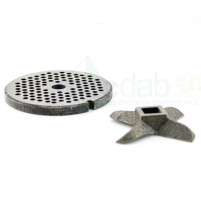 Tritacarne Manuale a Manovella N°32 Con Morsetto Macinacarne in Ghisa Reber 8684N|81,00 €