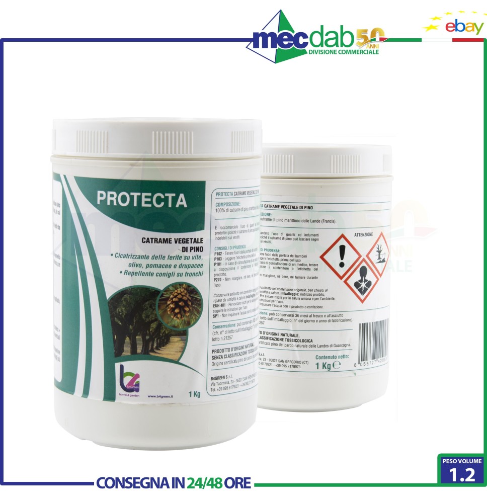 Catrame Vegetale Di Pino Cicatrizzante Protettivo Per Piante Di Ulivo 1 KG|15,90 €