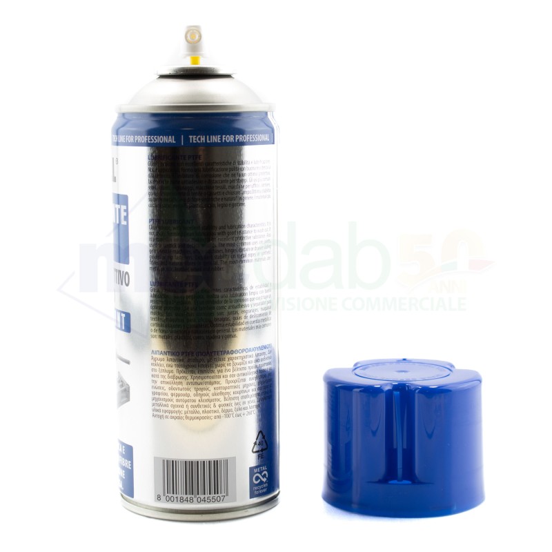 Lubrificante Grasso Spray Protettivo Antisporco Incolore PTFE 400 ML Sigill|Sigill