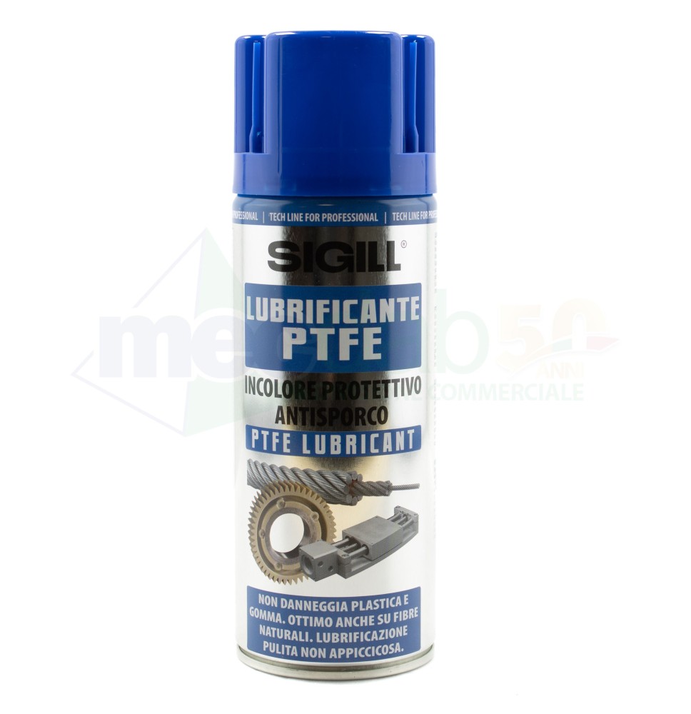Lubrificante Grasso Spray Protettivo Antisporco Incolore PTFE 400 ML Sigill|4,90 €