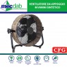 Ventilatore da Appoggio con griglia spider Flusso d'aria orientabile (90°) 40 W Vintage Vimini CFG