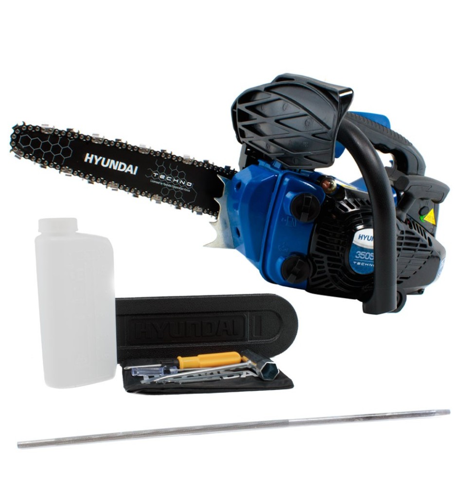 Motosega a Benzina 2 Tempi 25,4 cc 1,2HP Barra Carving 25 Cm Hyundai|151,99 €