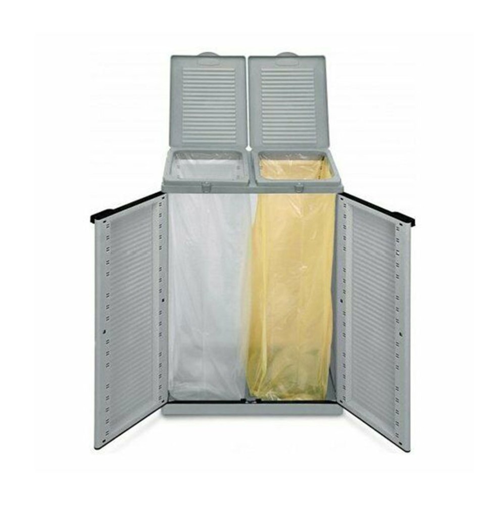Contenitore Pattumiera Per Raccolta Differenziata In Plastica Con 2 Ante 110 LT|93,00 €