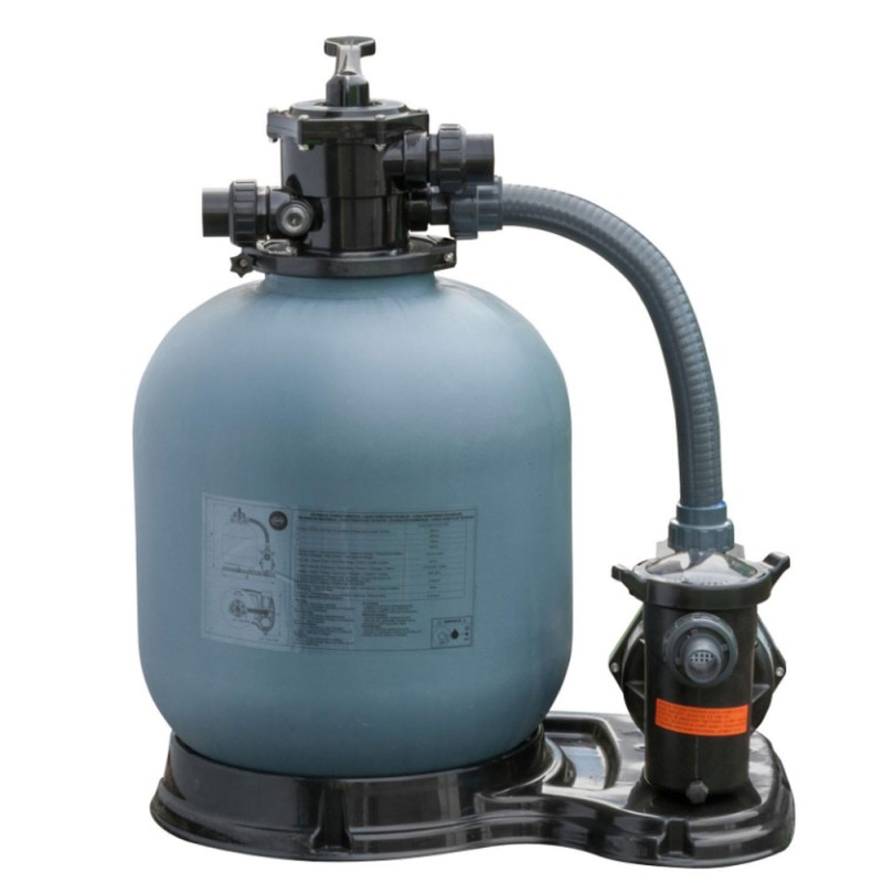 Pompa Filtro a Sabbia per Piscina 10.000 L/H 1000W GRE FS 550|Generica - Senza Marca