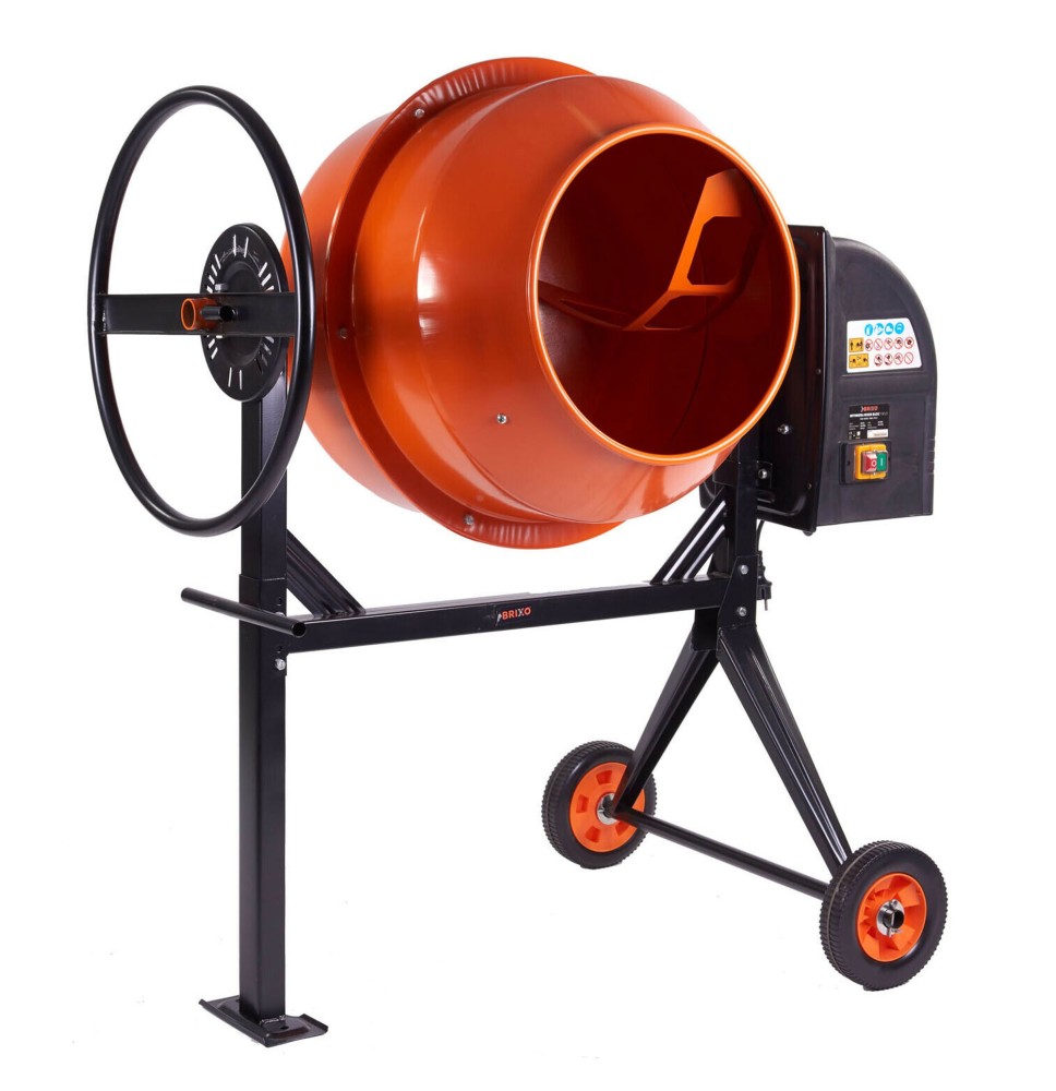 Betoniera Elettrica Mixer 550W In Acciaio Per Appartamenti Capacità 130 LT Brixo 545035|427,00 €