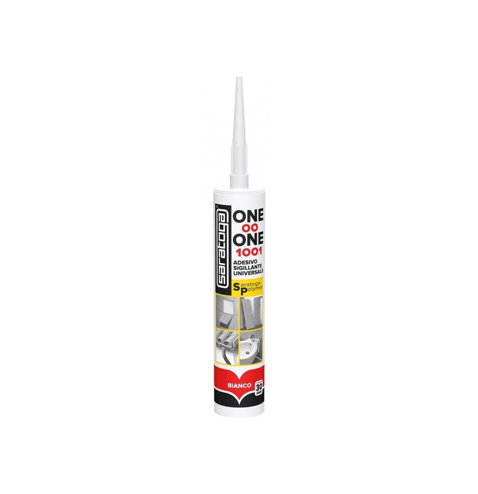 Adesivo Sigillante Elastico a Base Di Speciali Polimeri Bianco Saratoga 280 ml|9,90 €