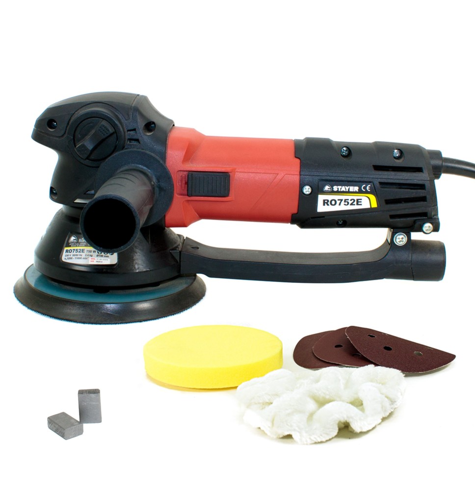 Levigatrice Roto-Orbitale Base Con Velcro 150mm 750W Ro 752 Ek Stayer|199,00 €