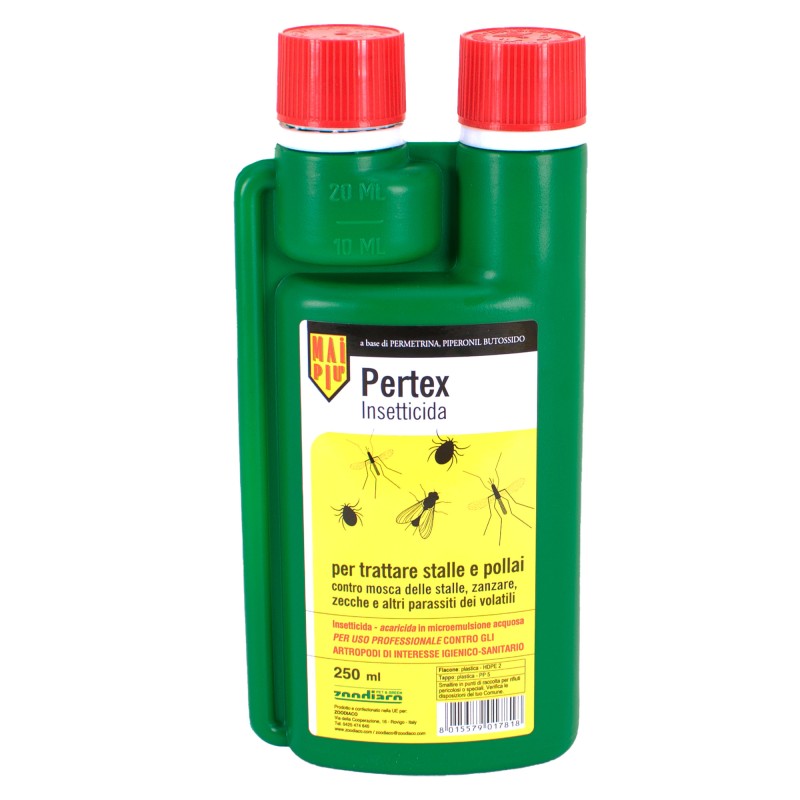 Pertex Insetticida Concentrato Emulsionabile Per Stalle e Pollai Zoodiaco | Mec.Dab SRL | ZoodiacoEsche, Trappole Ed Insetticida |8015579017818