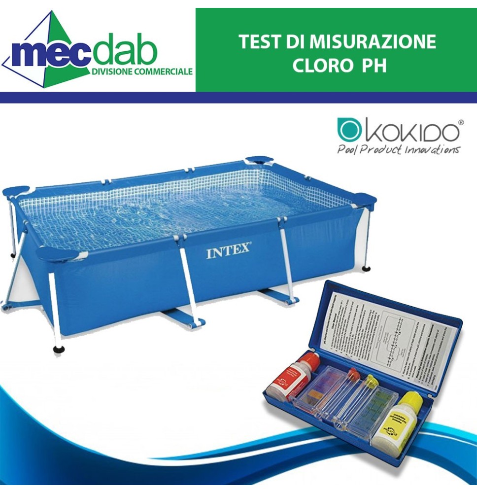 Test Cloro Piscina per un Controllo Valori del Ph|8,99 €