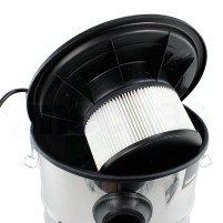 Bidone Aspirapolvere/Aspiracenere 1200W 20L In Acciaio Inox Bikain|53,36 €