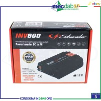 Inverter Convertitore Di Tensione 12V  DC - AC 1000 Schumacher INV1000|144,00 €