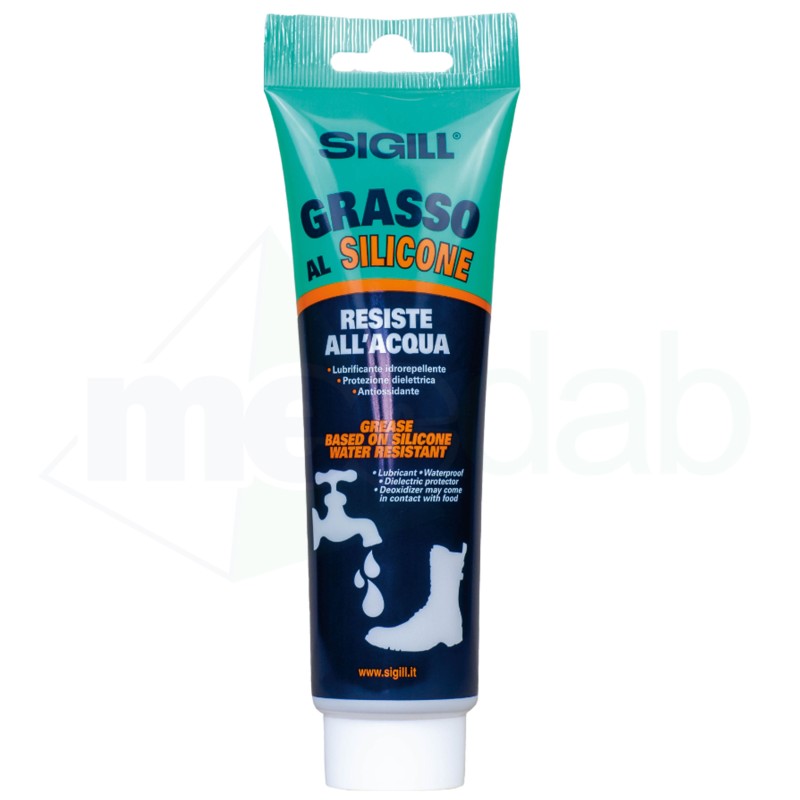 Grasso Al Silicone Lubrificante Antiossidante e Resistente All'acqua Sigill|7,50 €