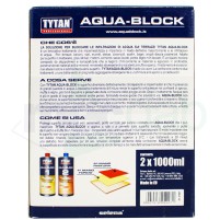 Trattamento Impermeabilizzante Per Pavimenti Terrazze e Pareti Acqua-Block Tytan|44,40 €