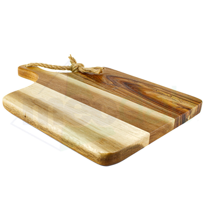 Tagliere In Legno Di Acacia Quadrato Per Carne e Verdure - Leone|14,40 €