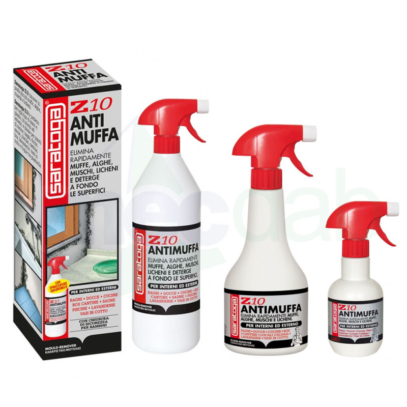 Antimuffa Spray Contro Muffe Alghe Muschi Licheni Detergente Saratoga Z10