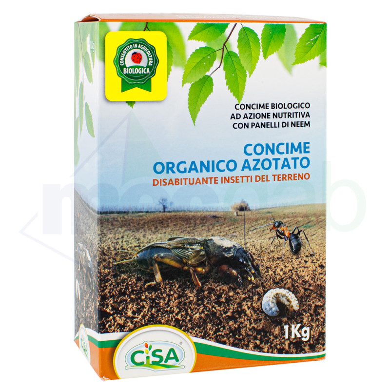 Disabituante Insetti Del Terreno Concime Organico Azotato Biologico Con Pannelli Di Neem 1Kg|6,90 €