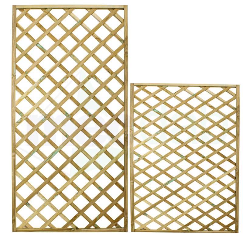 Pannello Patio Grigliato In Legno Naturale Di Pino Per Esterno|39,00 €