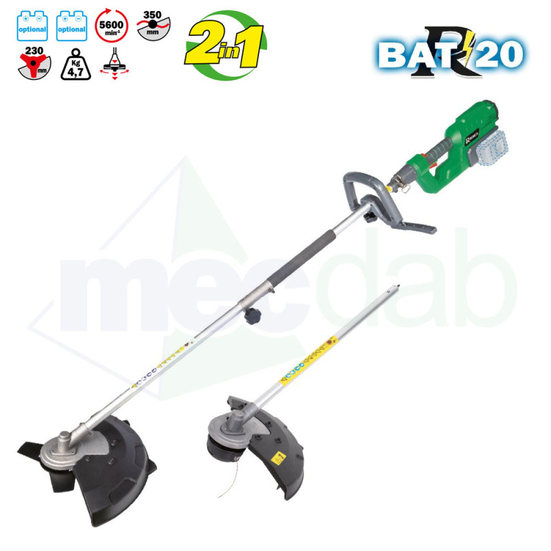 Decespugliatore a Batteria Senza Batteria e Caricatore 5600RPM - RBAT20|Ribimex