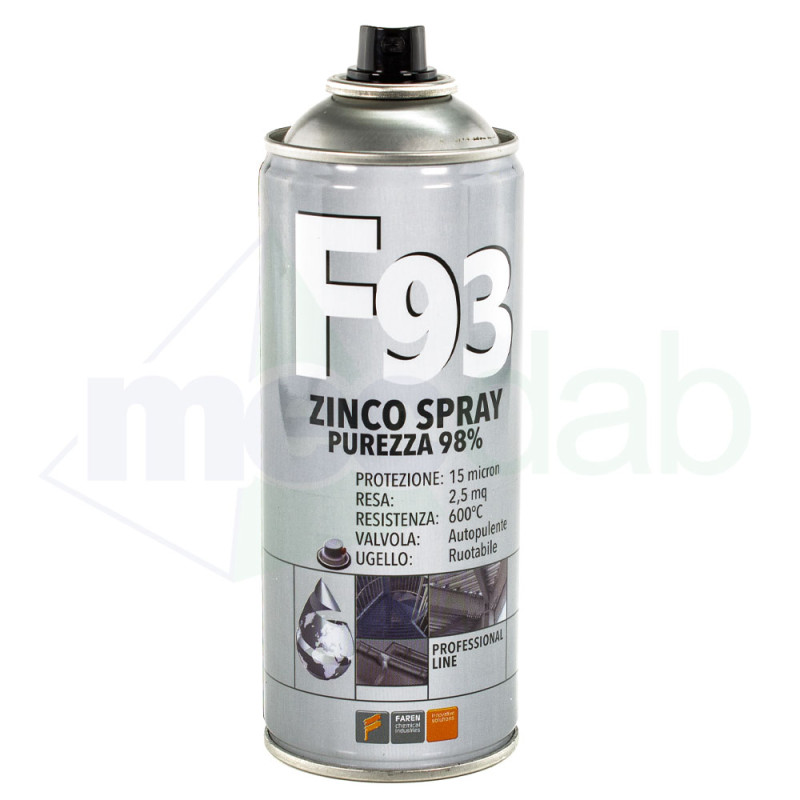 Bomboletta Spray Zinco Puro 98% - 480ml Faren F93|6,35 €