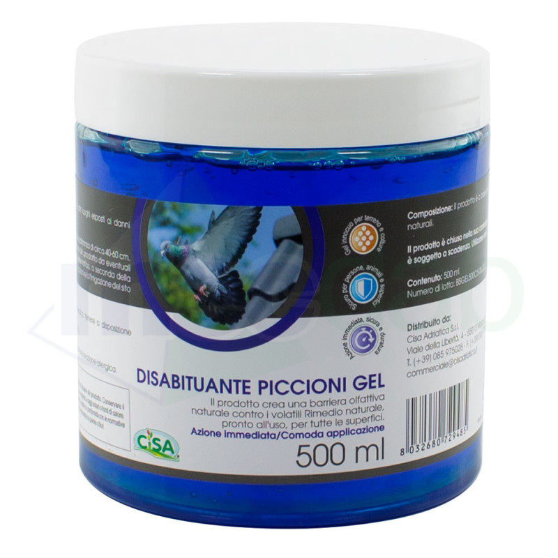 Repellente Disabituante Piccioni e Volatili In Cubetti Gel 500ml - CISA|9,90 €
