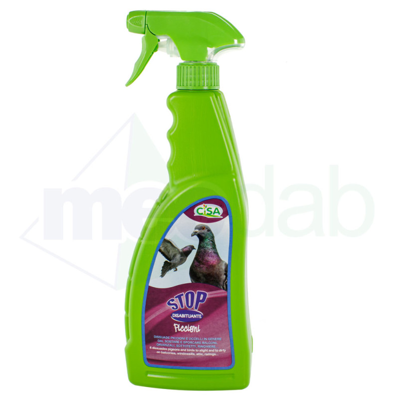 Repellente Disabituante Spray Per Piccioni Pronto All'uso 750 ml Cisa Adriatica|9,95 €