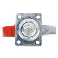 Ruota Con Piastra Girevole e Freno In Lega Di Alluminio Per Carrelli Serie BPU, BPM|21,40 €