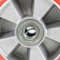Ruota Con Piastra Girevole e Freno In Lega Di Alluminio Per Carrelli Serie BPU, BPM|21,40 €