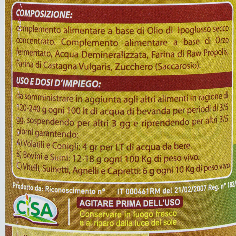 Mangime Complementare Liquido Coccistop Contro Parassiti Intestinali 100gr|Cisa Adriatica