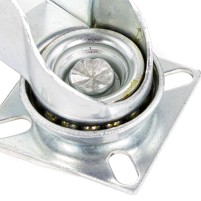 Ruota Per Carrelli In Gomma Grigia Antitraccia Girevole Con Perno Serie GG|3,80 €
