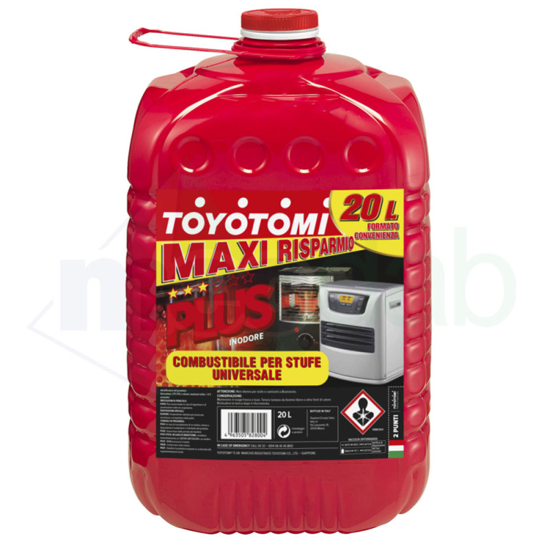 Combustibile Liquido Inodore Per Stufe Portatili Toyotomi Plus 20L|85,50 €
