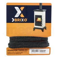Guarnizioni Per Stufe o Forni a Pellet e Legna Cordino Schiacciato Autoadesiva 2,5 MT Brixo|10,90 €