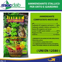 Terriccio Stallatico Naturate Per Orto e Giardino Pronto All'uso Confezione 20L