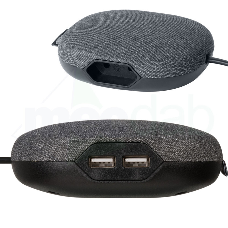 Stazione Di Ricarica Con Superficie Tessile 1 Presa Euro e 2 USB Brennenstuhl Estilo|28,90 €