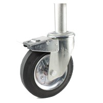Ruote Per Ponteggio Con Freno In Gomma Nera Girevole|55,00 €