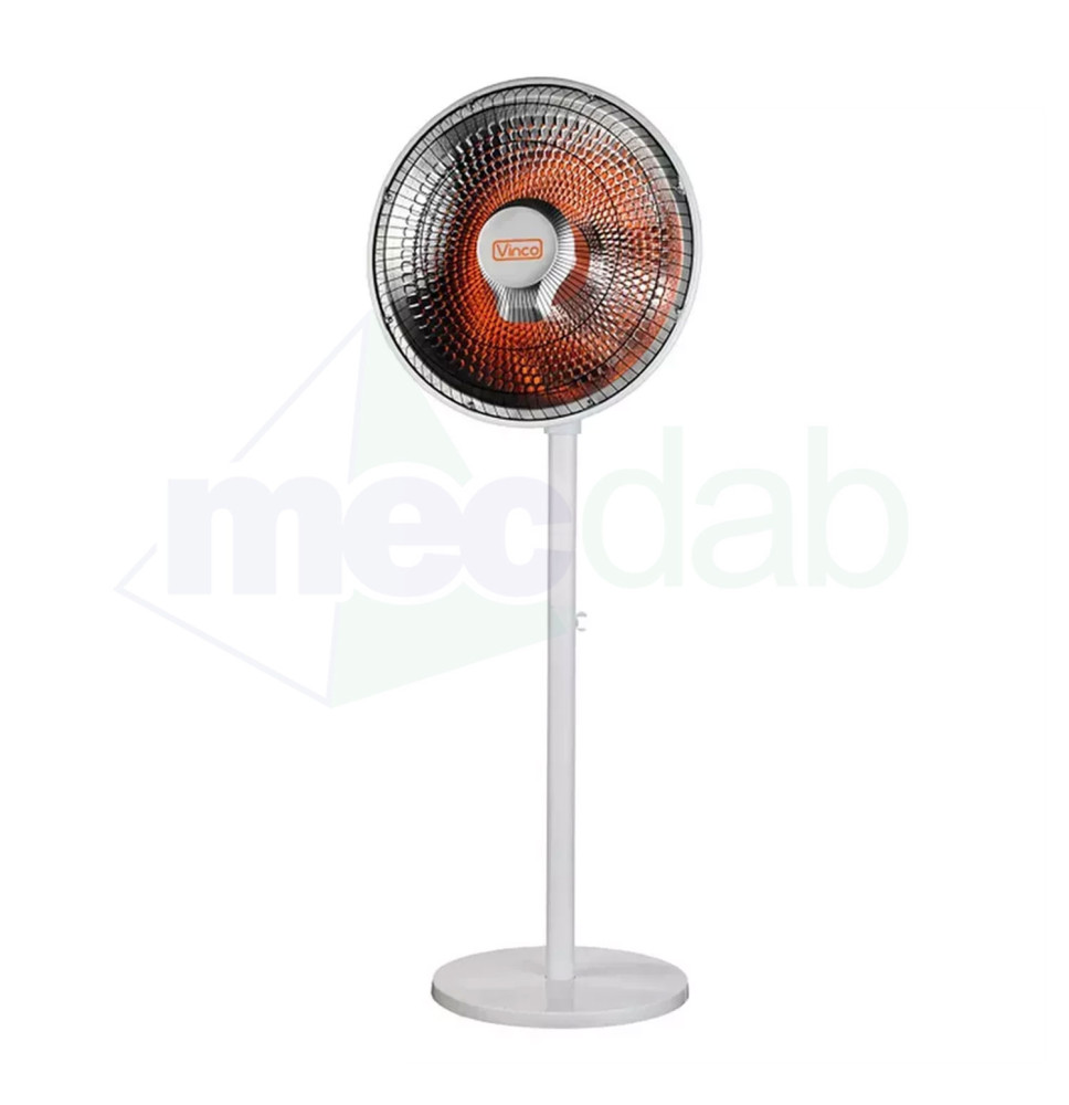 Stufa Elettrica Al Carbonio Con Piantana 1000W - Vinco 70184|48,30 €