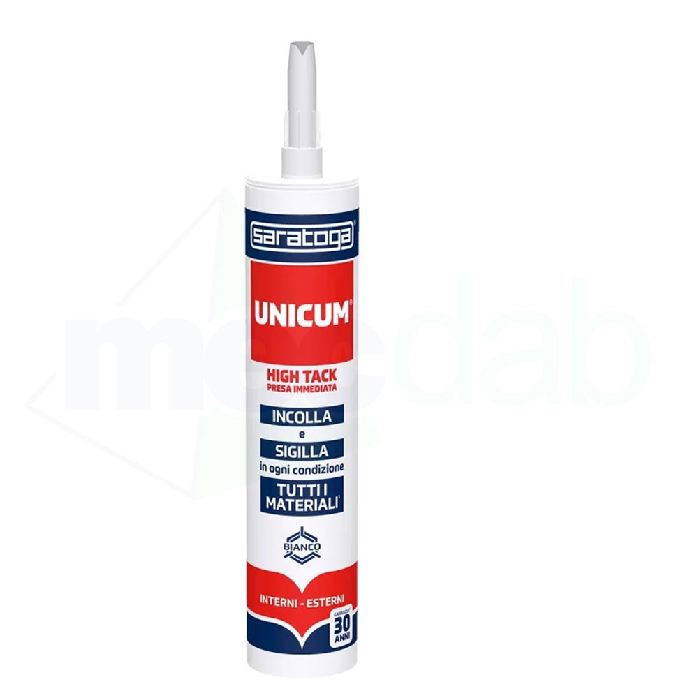 Adesivo Sigillante Universale Bianco Saratoga Unicum|17,20 €