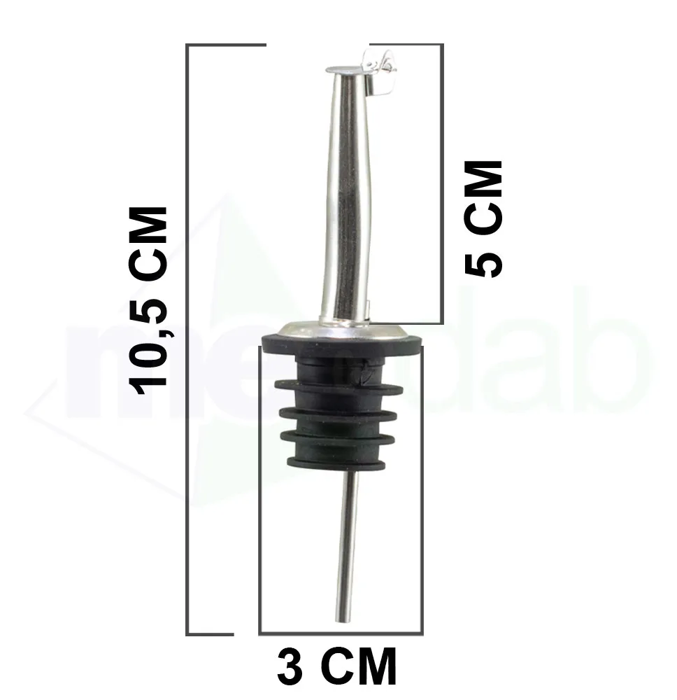 Tappo Versatore Olio In Acciaio Inox Con Beccuccio Apri e Chiudi|3,30 €