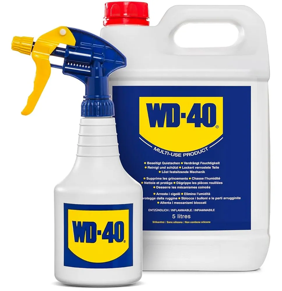 Spray Lubrificante Sbloccante Antiruggine WD-40 - 5LT|70,00 €