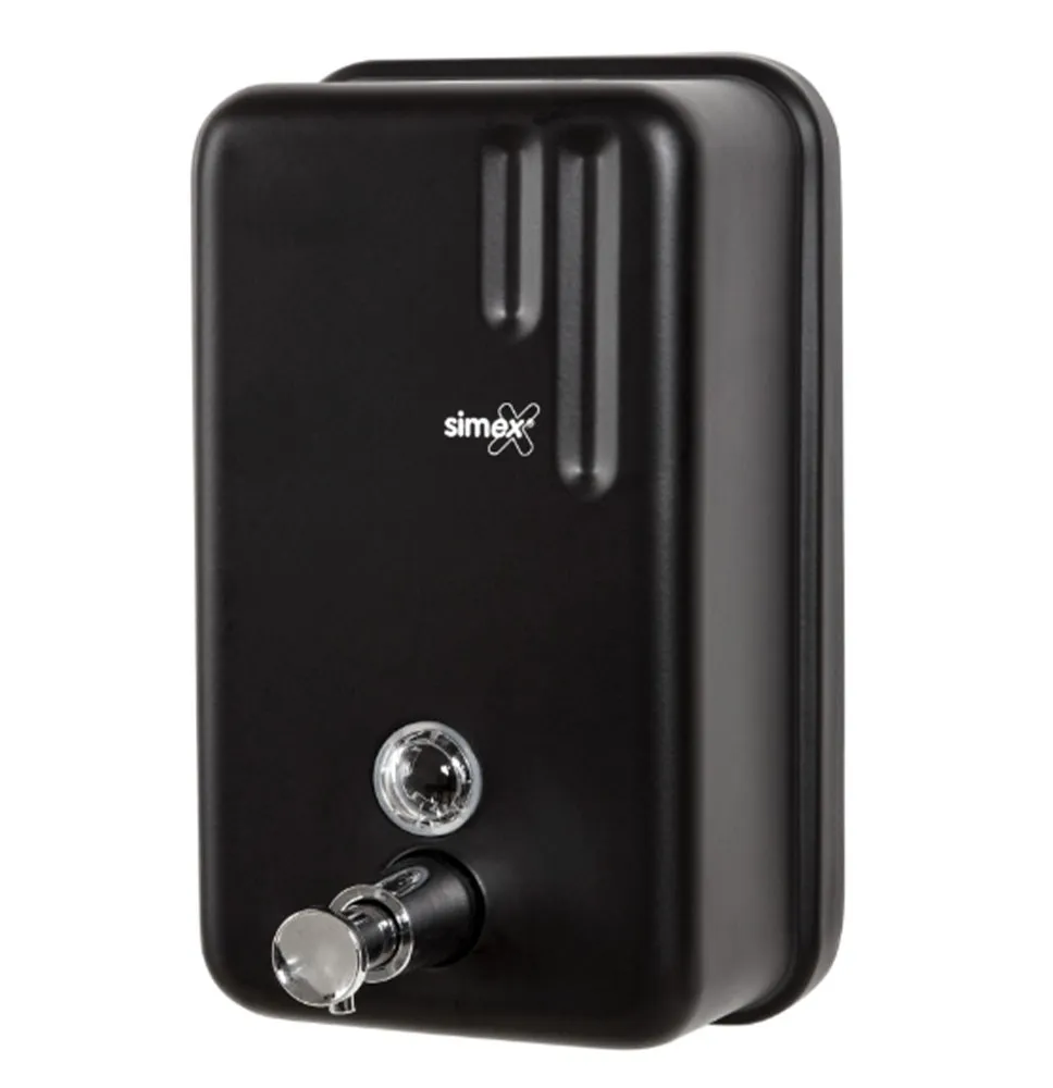 Dispenser Sapone Liquido Nero 1,2 LT In Acciaio Inox AISI 304|39,90 €