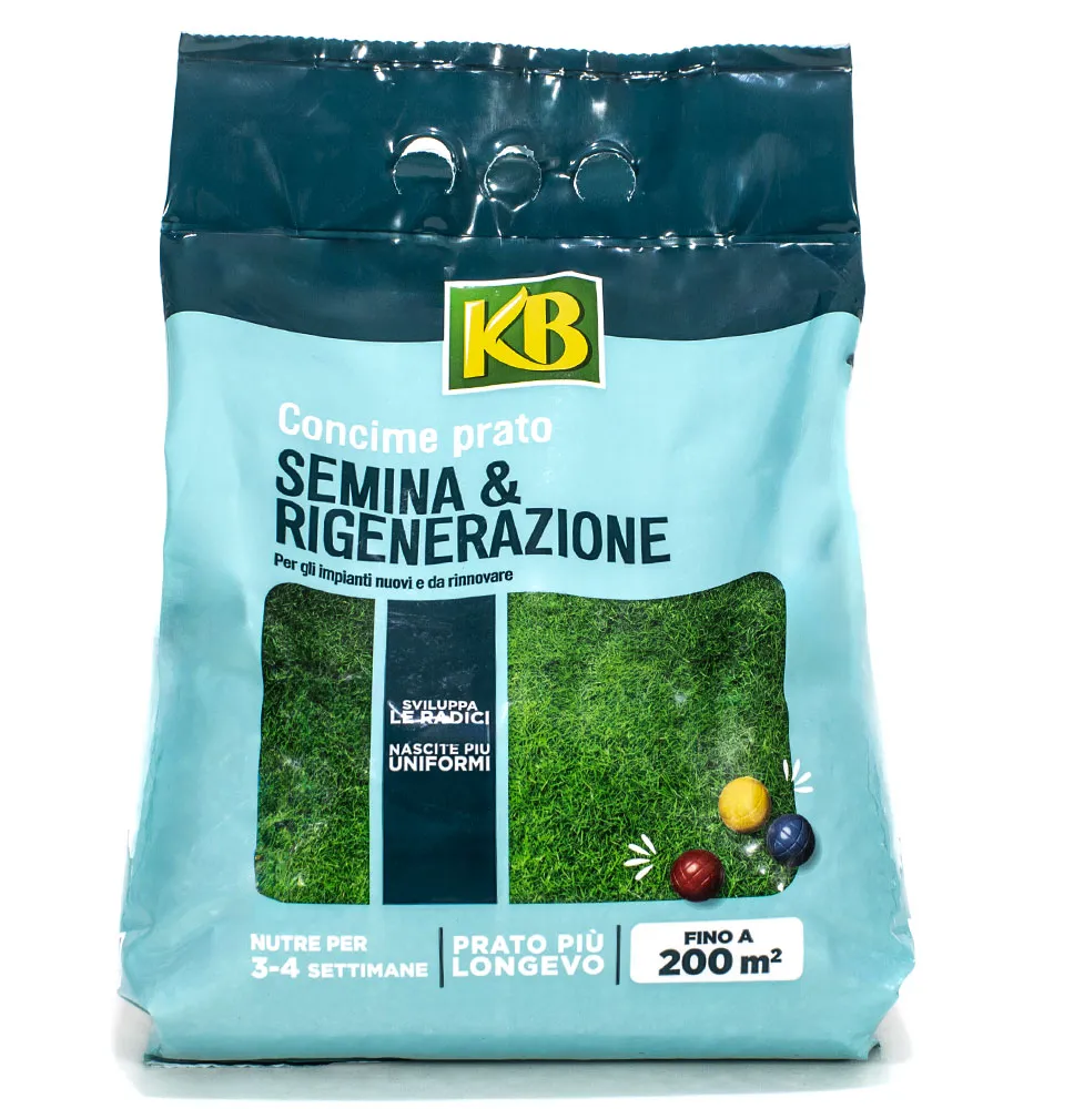 Concime Prato Rigenerante Nutre 3-4 Settimane - 5Kg|18,90 €