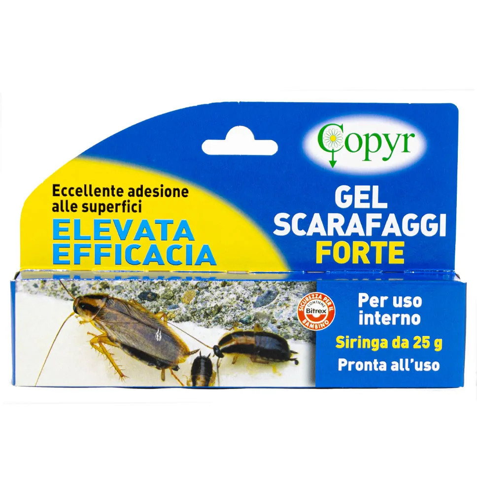 Esca Gel Insetticida Blatte Siringa 25 Grammi Pronta All'uso|10,40 €