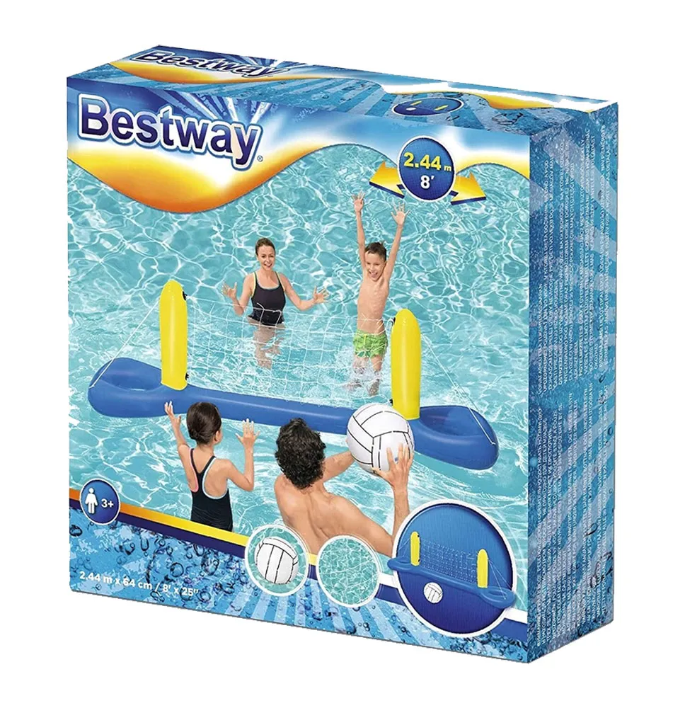 Rete Volley Pallavolo Con Pallone Per Prato e Piscina - Bestway  2,44 x 64 cm|16,90 €