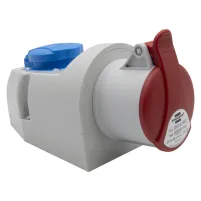 Presa Da Parete Combinata Industriale CEE 250/400V 16A