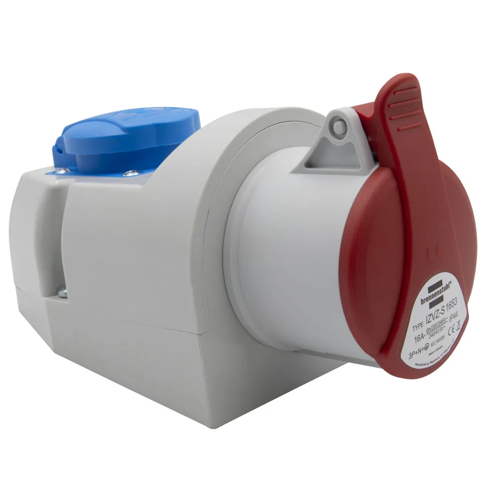 Presa Da Parete Combinata Industriale CEE 250/400V 16A|18,90 €