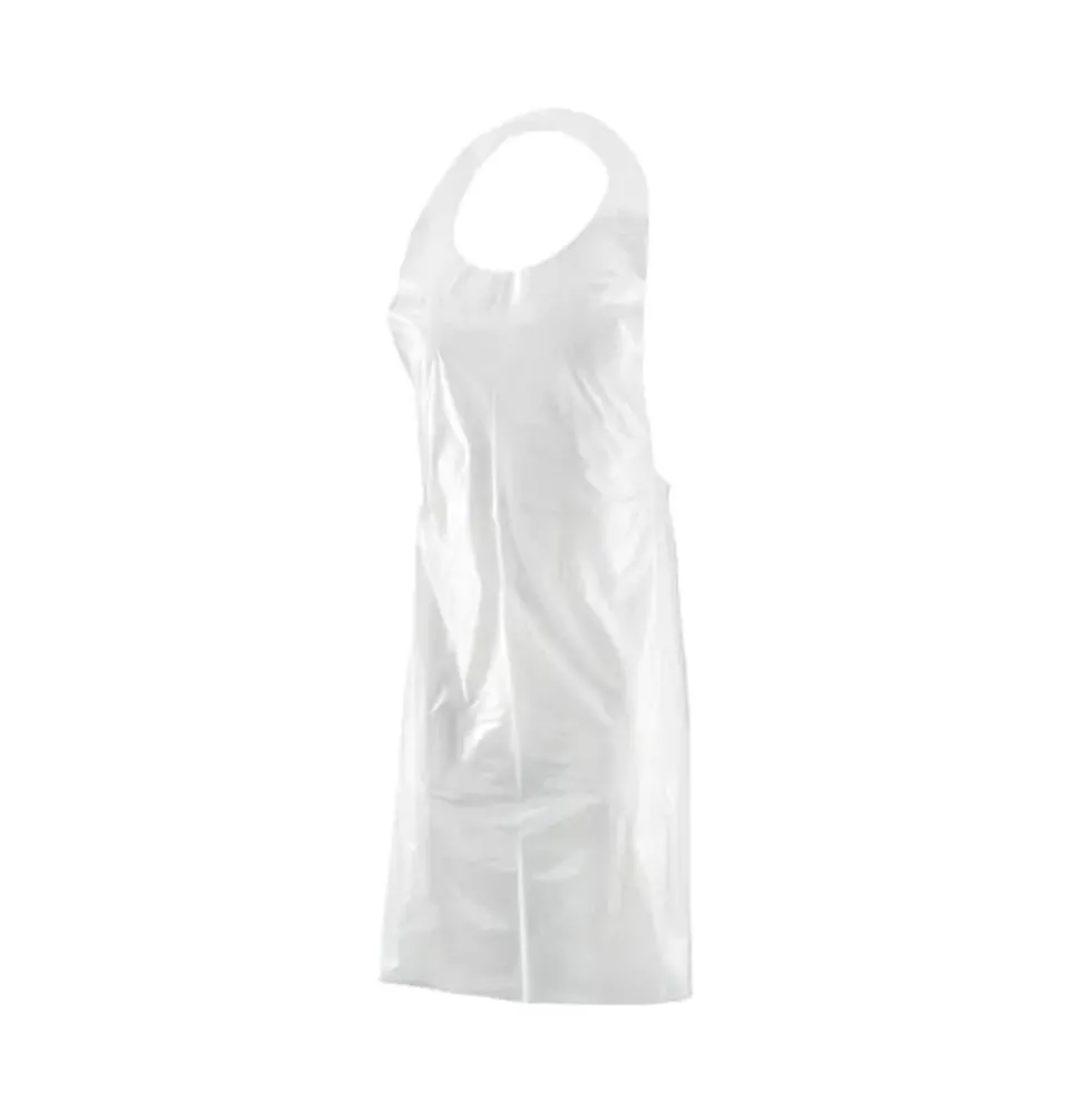 50 Grembiuli Bianchi HDPE 80x125 cm Polietilene Alta Densità 25 my|6,90 €