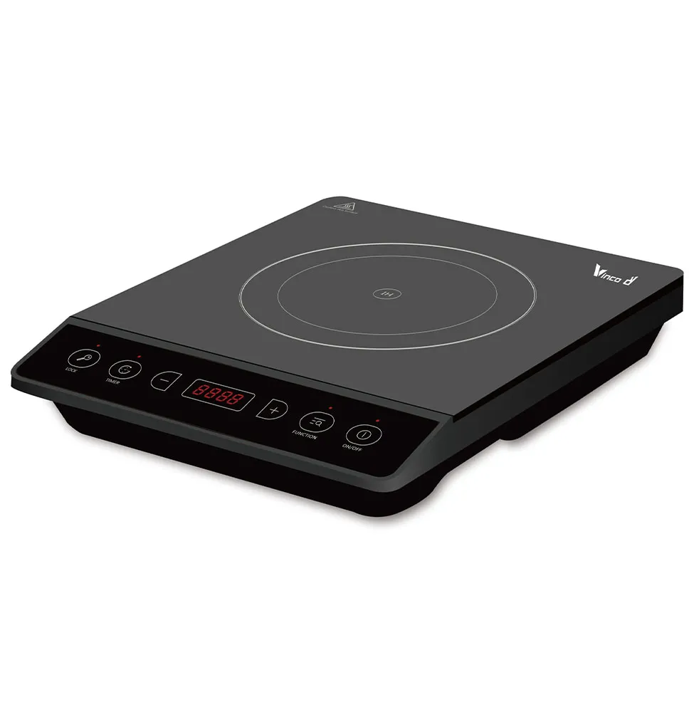 Fornello a Induzione Portatile Vinco 2000 W Piatto 26x26 cm|44,90 €