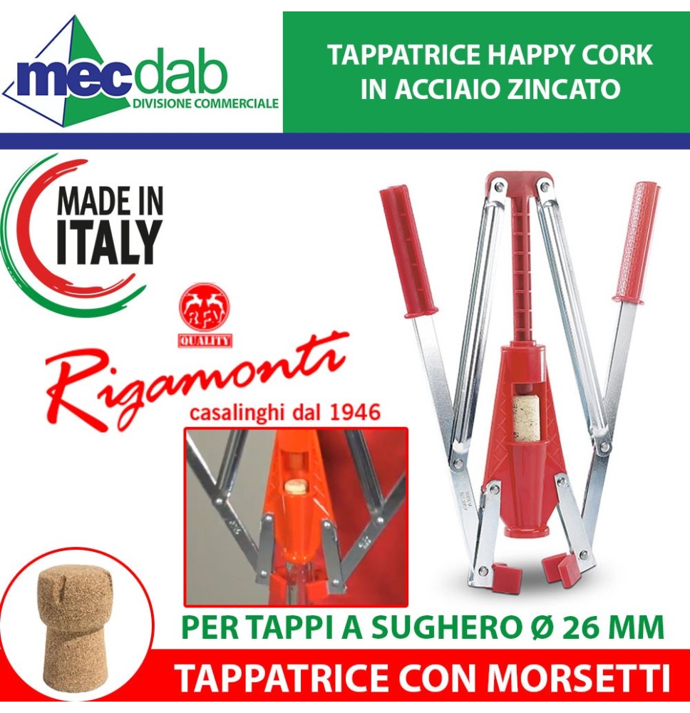 Tappatrice Universale Per Tappi Di Sughero|15,00 €