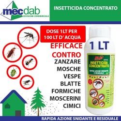 Insetticida Concentrato Anti Zanzara Mosche ed Insetti Residuali 1LT Sigill CY10
