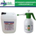 Detergente Igienizzante 10 LT Multisuperfici + Pompa a pressione 2 LT | Mec.Dab SRL | Generica - Senza Marca